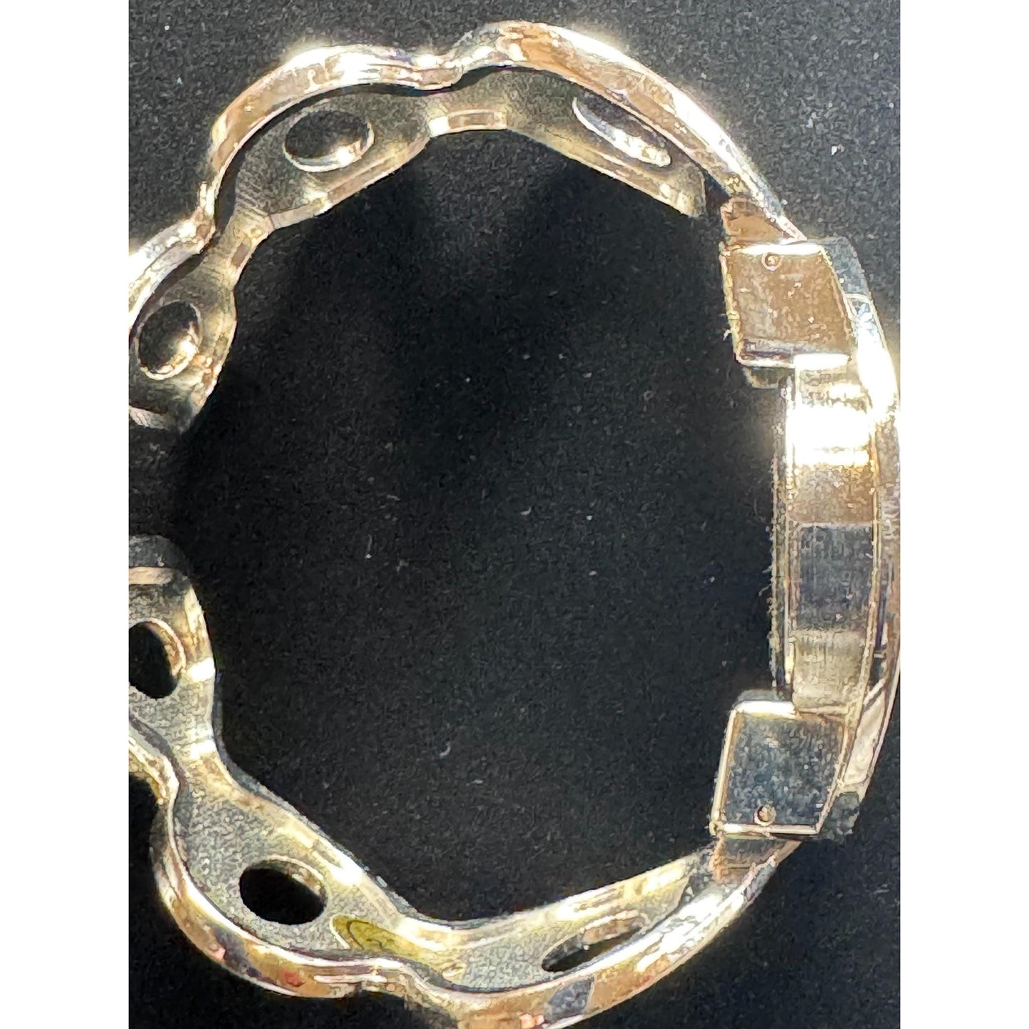 Fikon Designer Ladies Watch - Silver Open Link Bracelet | White Dial | Modernist Design | Quartz Movement