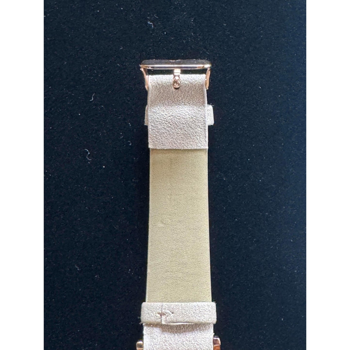 Fashion Floral Watch - Rose Gold Case | Pink Flower Dial | Cream Leather Band | Roman Numerals | Pre-Owned
